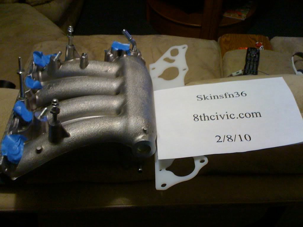 Lightly Used OEM Intake Manifold and Brand New P2R IMG 8th Generation
