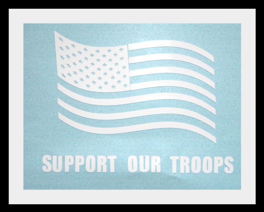 Flag Support our Troops