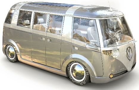 The new VW bus is a biodiesel hybrid filled with modern gadgets not 
