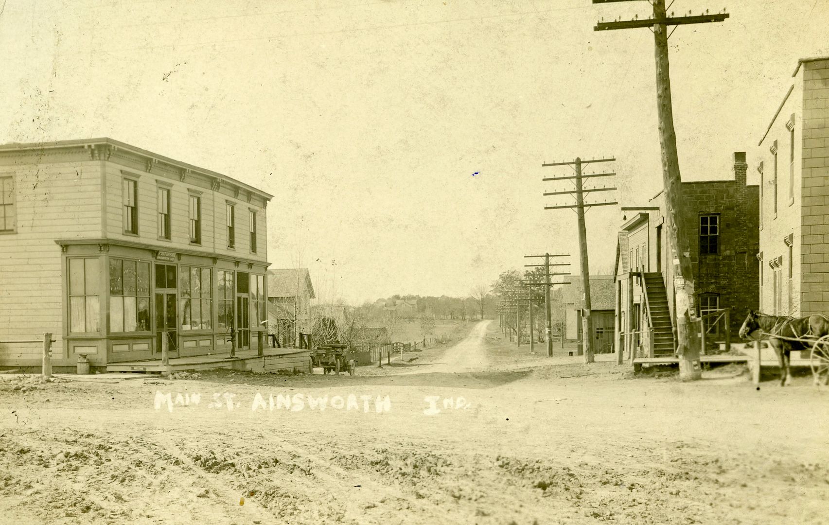 Ainsworth, Indiana Ainsworth Then and Now Main Street