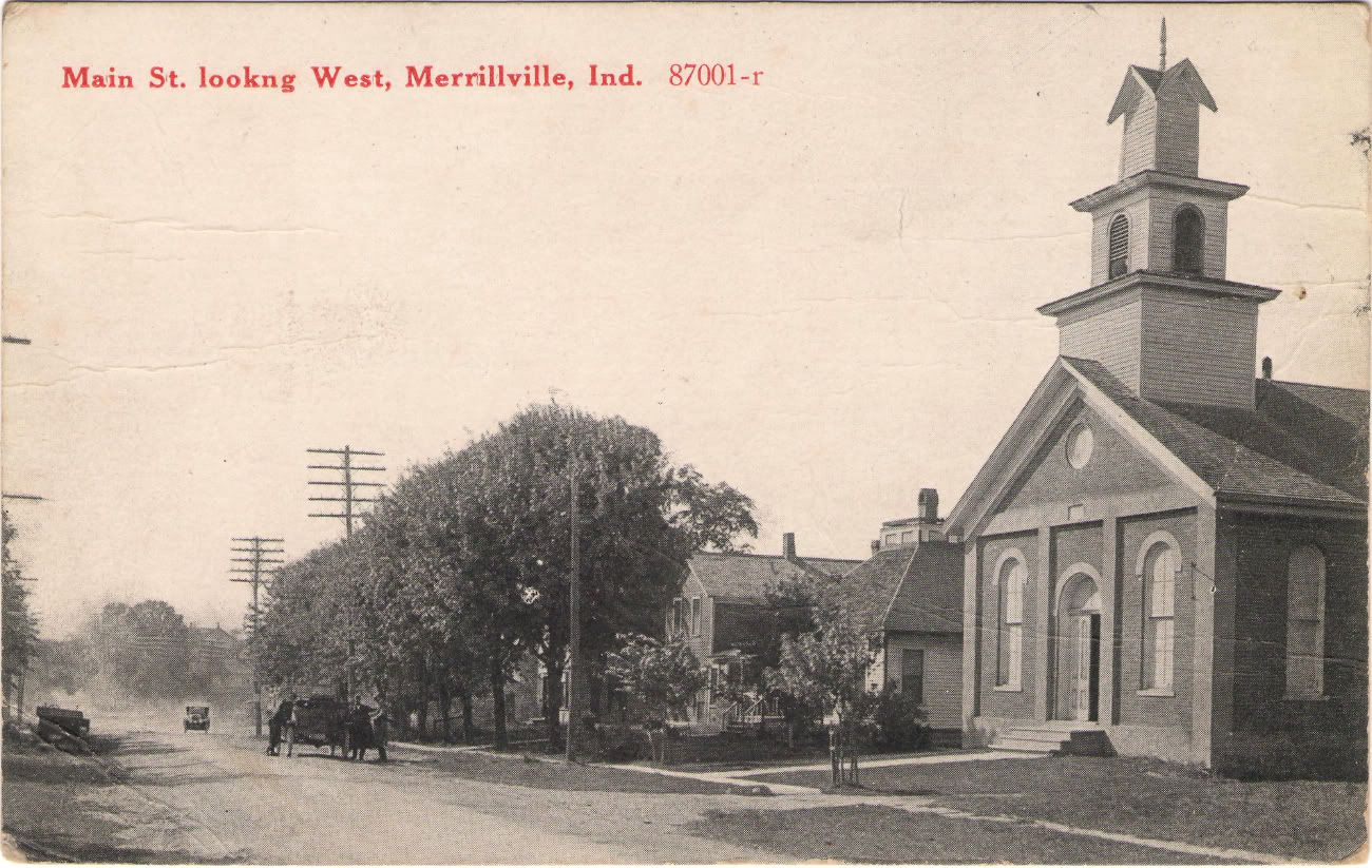 Ainsworth, Indiana Merrillville Then and Now Old Methodist Church/Township Trustee's Office