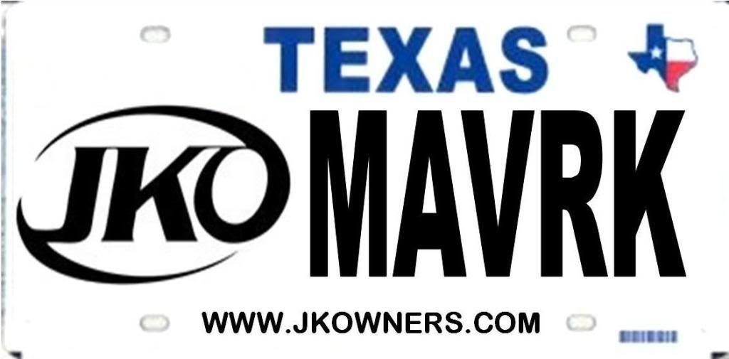 TEXAS JKO Personalized Tags... JKOwners Forum