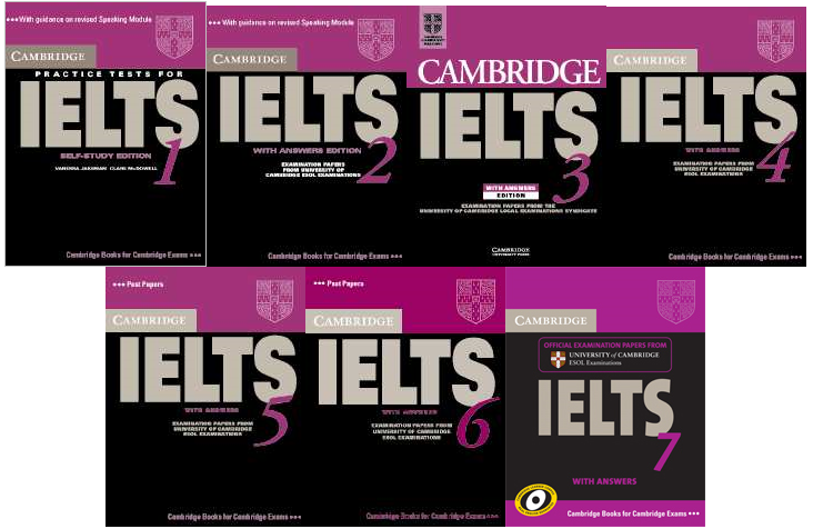 Cambridge IELTS 1,2,3,4,5,6,7