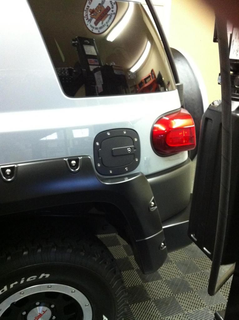 Who Has A Locking Fuel Door Toyota FJ Cruiser Forum