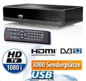 NEU Digitaler Satelliten SAT-Receiver TV HDMI USB-Mediaplayer FullHD-Auflösung - Afbeelding 1 van 1