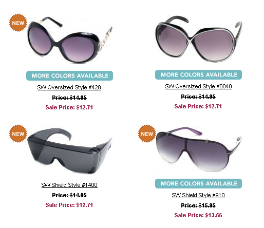 Check out the array of Snooki Sunglasses that are available.