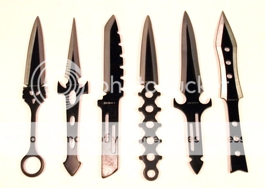 Pc Throwing Knives Variety