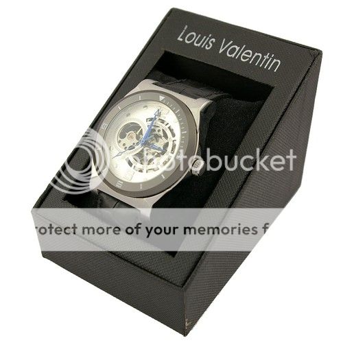 MONTRE AUTOMATIQUE POUR HOMME   BRACELET EN CUIR   MARQUE LOUIS