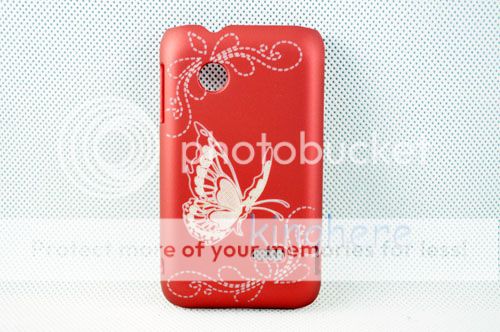 Butterfly Print Protective Hard Case Cover Shell for Sony Xperia Tipo Dual ST21I
