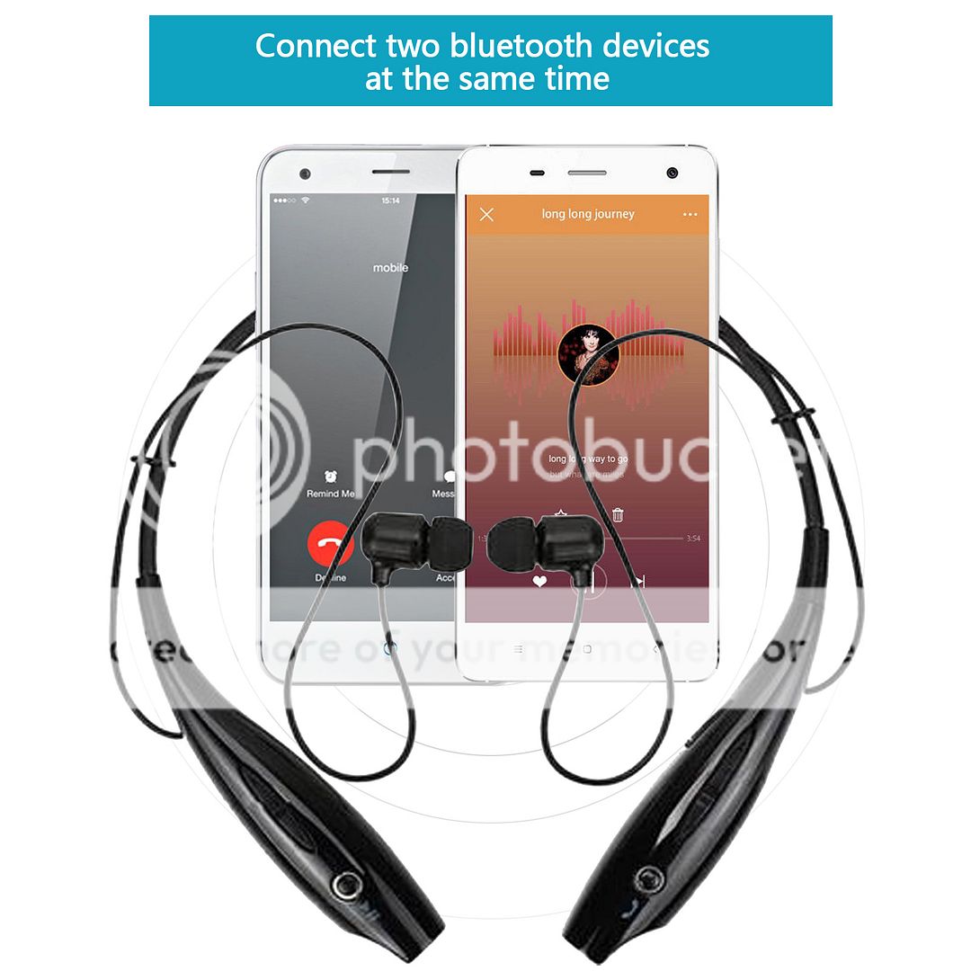 Bluetooth Neckband Headphones Earbud Earpiece for LG V40 V30 V20 G6 G7