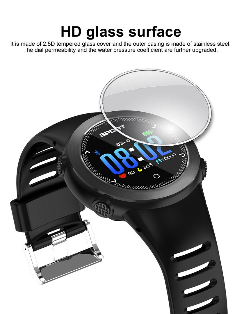 waterproof heart rate monitor watch