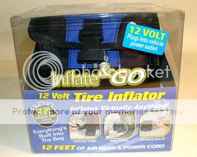 Bonaire Inflate & GO 12V Tire Inflator 8ft Power Cord  