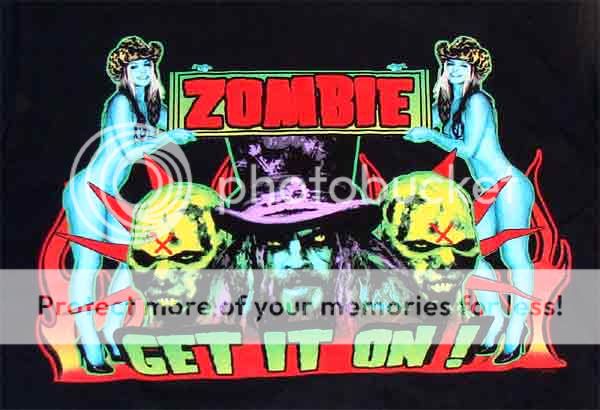 Rob Zombie Get It on Mens Black Shirt Hot Topic Small