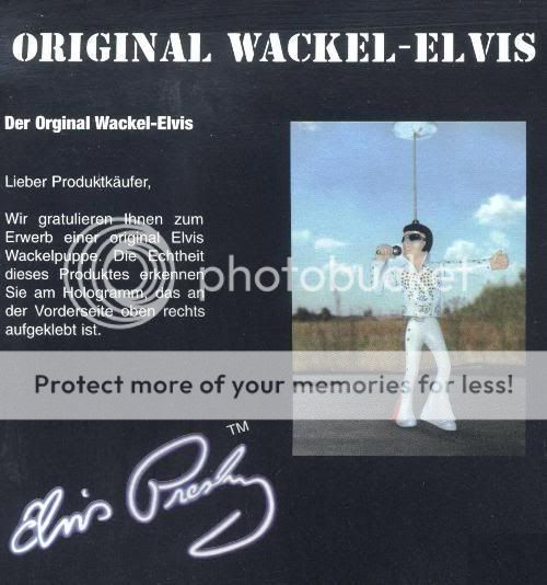 Original Wackelelvis MUSIK CD & Hologramm NEU