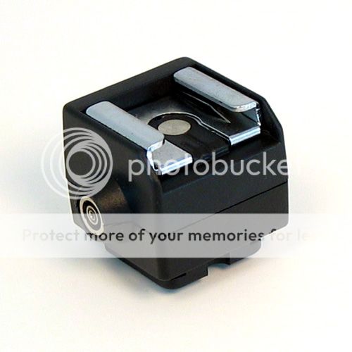 Hot Shoe PC Sync Camera Flash Adapter for CANON DSLR  